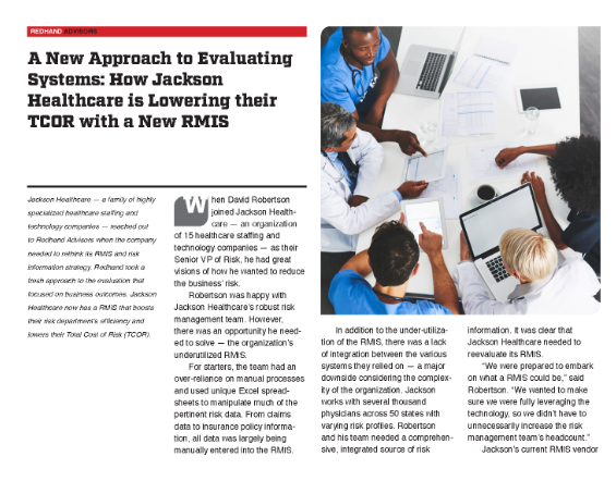 Featured image for “A New Approach to Evaluating Systems: How Jackson Healthcare is Lowering their TCOR with a New RMIS”